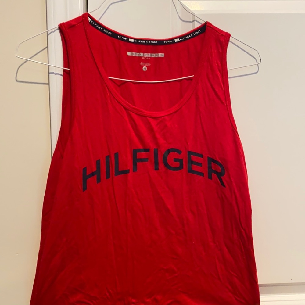 Red Tommy Hilfiger Sport Tank Size M